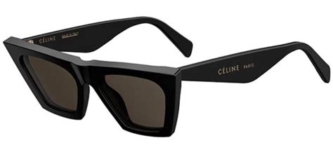 celine cl41468/s 807ir black cat eye sunglasses|Celine CL41468/S 807/IR Sunglasses in Black.